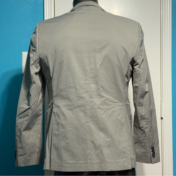 Zara Man Gray Blazer Sport Jacket Size 42 NWT - Picture 3 of 16